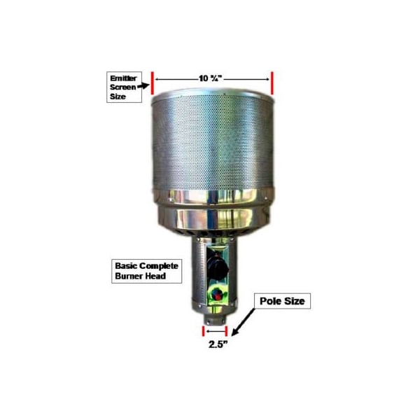 Hiland Hiland Patio Heater Burner Head THPBURNER for PrimeGlo Models